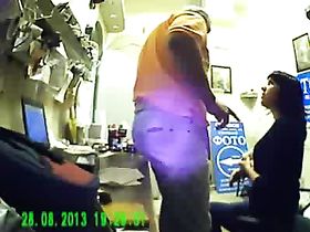 Минет для фотографа в магазине